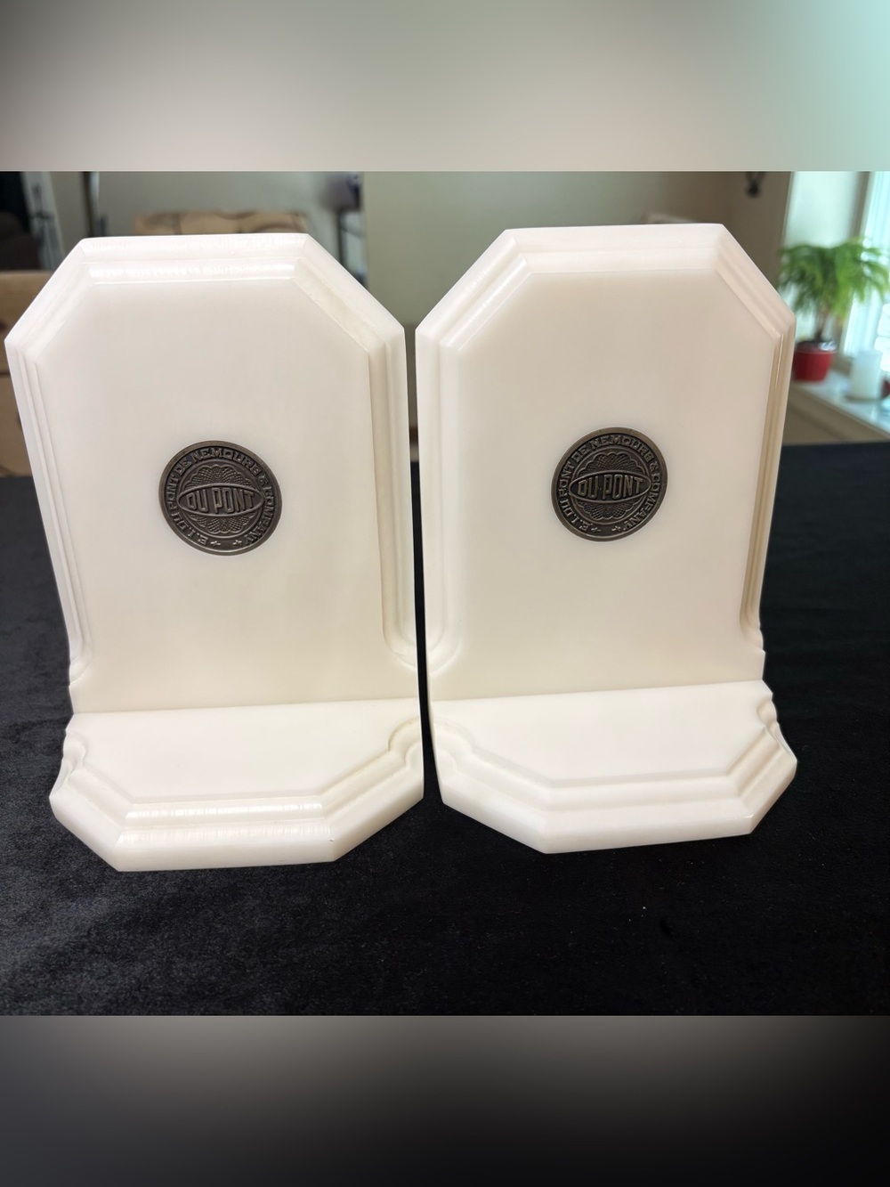 Vintage DuPont Bookends